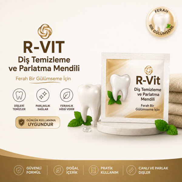 disson1 R-VIT Diş Temizleme ve Parlatma Mendili